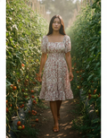 Carolina Rosewater Midi Dress