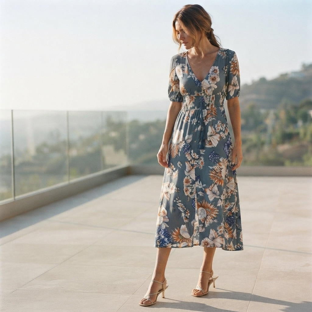 Santa Fe Bloom Boho Maxi